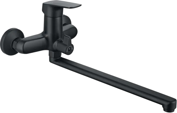 Смеситель для ванны с душем AQUATEK Вега AQ1042MB, матовый черный Sancos — Оригинал