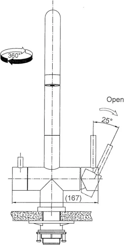 Смеситель для кухни Seaman Eco Venice SSN-1338-GL gun light Sancos — официальный сайт