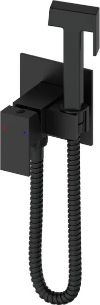 Гигиенический душ Wonzon & Woghand WW-88829903-MB со смесителем, С ВНУТРЕННЕЙ ЧАСТЬЮ, матовый черный Sancos — Оригинал