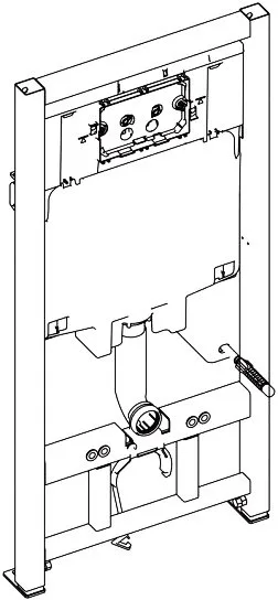 Комплект Инсталляция BelBagno BB002-80 + Кнопка Prospero BB005-PR-CHROME хром глянцевый Sancos — официальный сайт