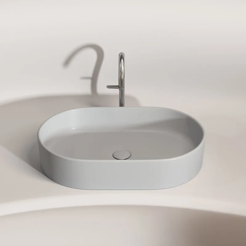 Накладная раковина Ceramicanova Element CN6048MW белая матовая Sancos — официальный сайт