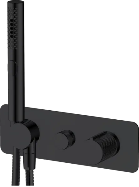 Встраиваемый смеситель для душа Allen Brau Liberty 5.33009-31 С ВНУТРЕННЕЙ ЧАСТЬЮ, матовый черный Sancos — Оригинал