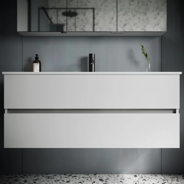 Тумба с раковиной Sancos Urban 120 см белый глянец Sancos — Оригинал