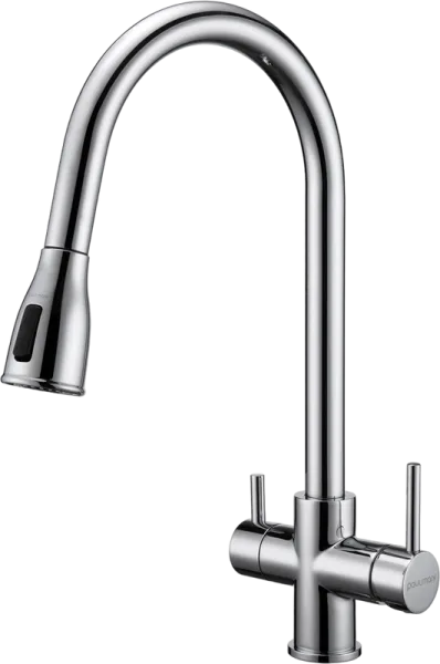 Смеситель для кухни Paulmark Lange 214212-CR, хром Sancos — Оригинал