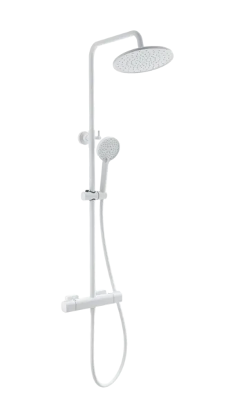 Душевая стойка Wonzon & Woghand STAY 1 WW-B3051-A-MW, матовая белая Sancos — Оригинал
