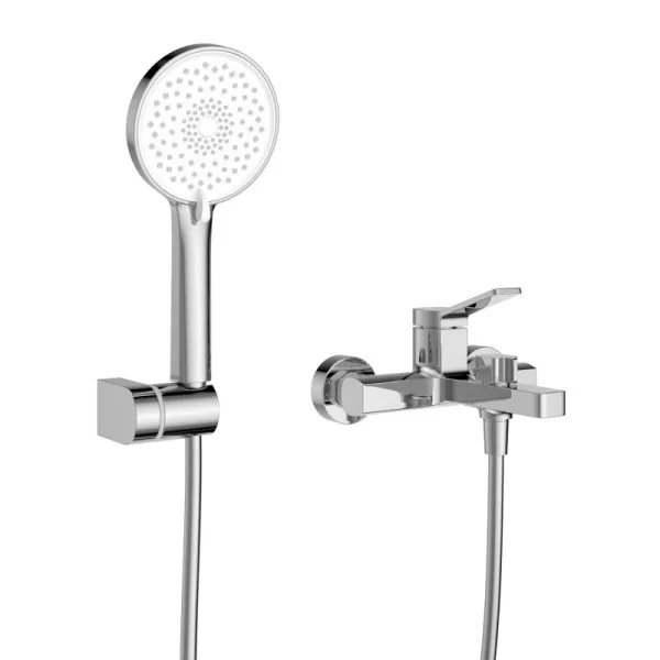 Смеситель для ванны с душем BelBagno Albano ALBANO-VASM-CRM, хром Sancos — Оригинал