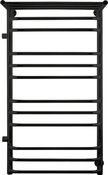 Полотенцесушитель водяной Indigo Brace LBCW100-50PBRL-б/п-60, с полкой, черный муар Sancos — Оригинал