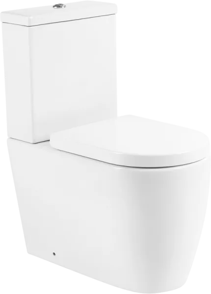 Унитаз-компакт напольный BelBagno Marino BB105CPR BB105SC с микролифтом, безободковый, глянцевый бел Sancos — Оригинал