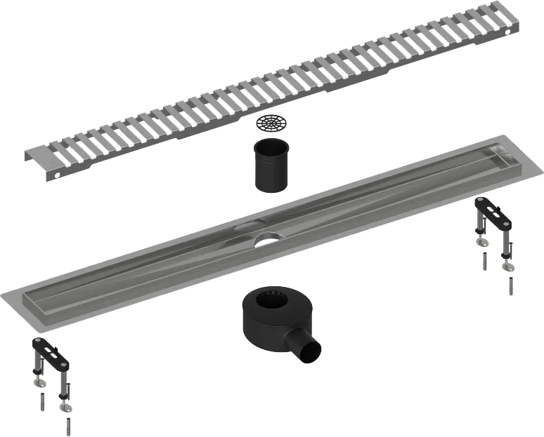 Душевой трап (лоток) Timo Drain Systems DS230107/00 700 вставка lines, хром Sancos — официальный сайт