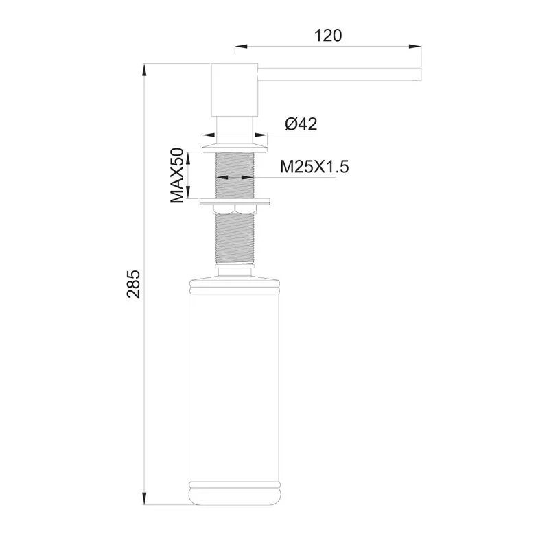 Дозатор Wonzon & Woghand WW-88SD02-MW белый матовый Sancos — официальный сайт