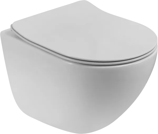 Унитаз подвесной BelBagno Amanda BB051CH-TOR-FC BB2034SC с микролифтом, безободковый, белый Sancos — Оригинал
