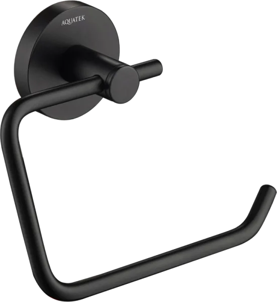 Держатель туалетной бумаги AQUATEK Европа AQ4118MB матовый черный Sancos — Оригинал