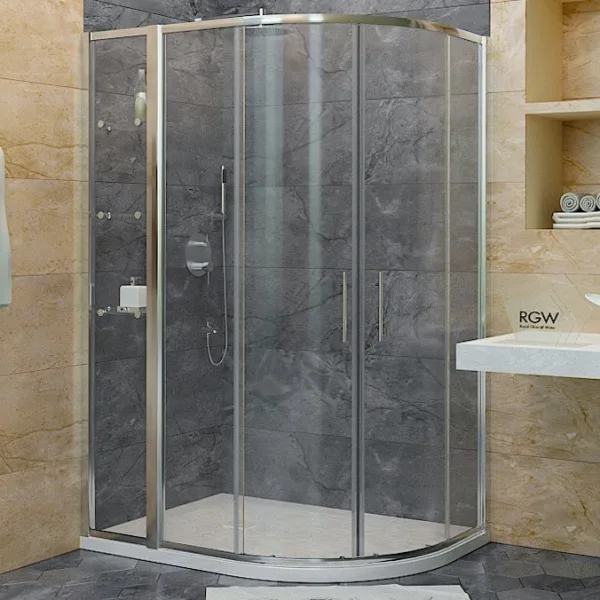 Душевой уголок RGW Hotel HO-62 130x100 см с полками Sancos — Оригинал