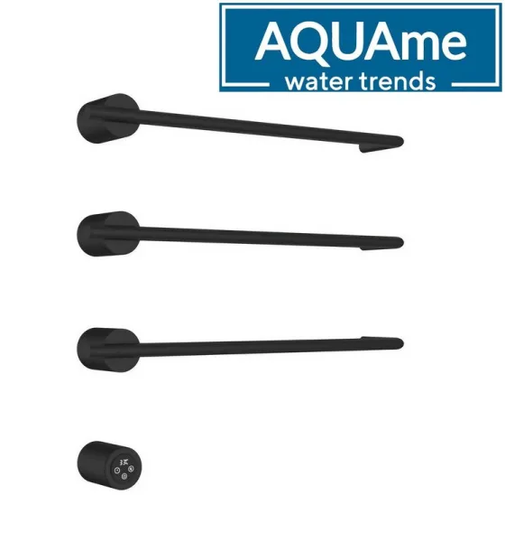 Полотенцесушитель электрический AQUAme встраиваемый c терморегуляторм AQM3143MB Sancos — Оригинал