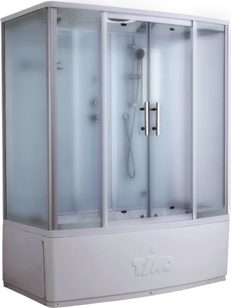 Душевая кабина Timo Standart T-6650SF Silver Fabric с высоким поддоном Sancos — Оригинал