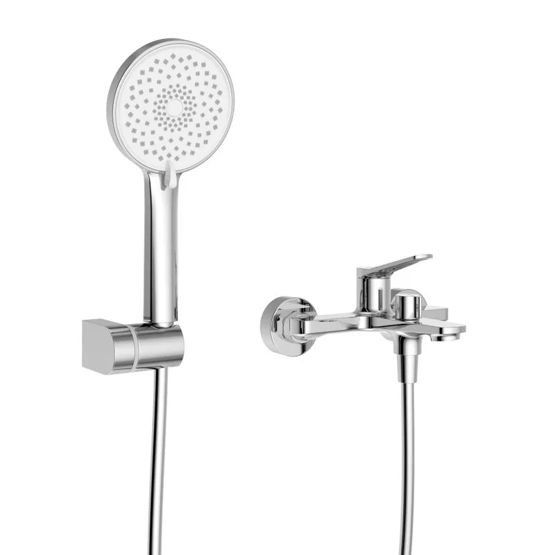 Смеситель для ванны с душем BelBagno Unique UNIQUE-VASM-CRM, хром Sancos — официальный сайт