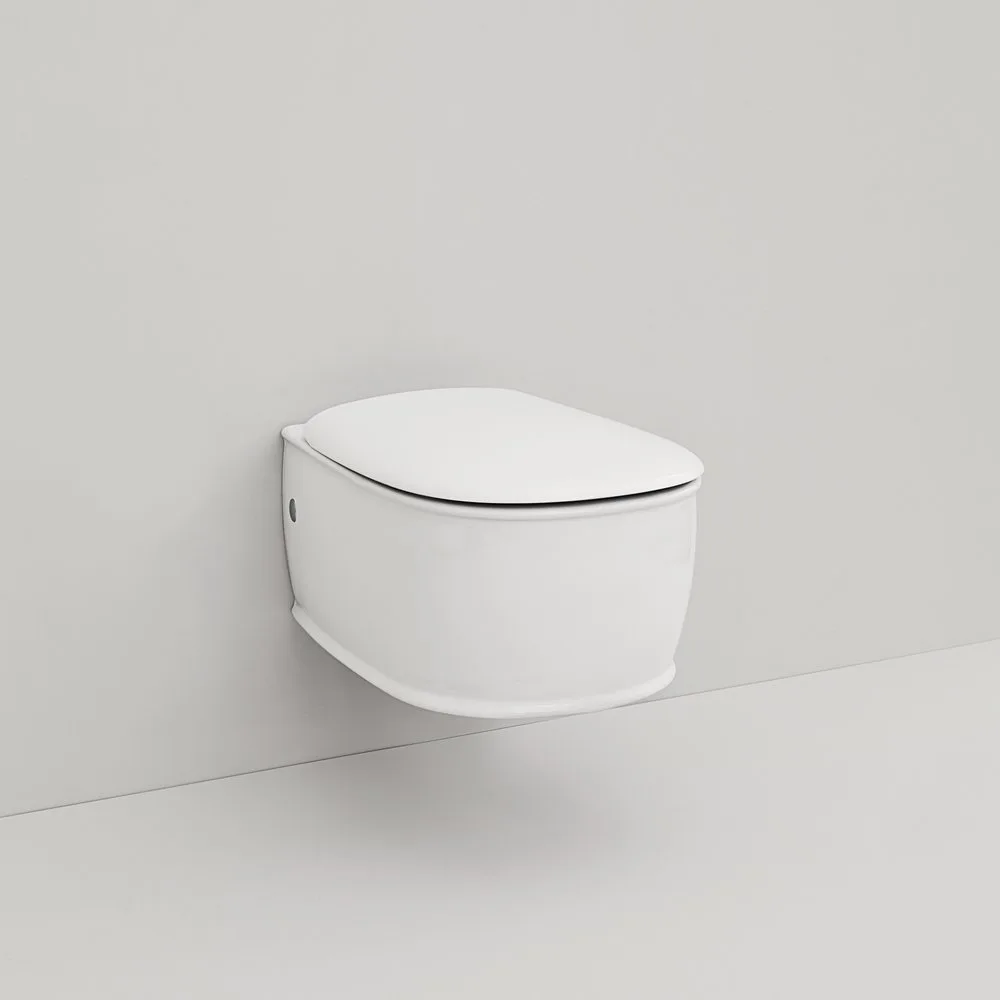 Крышка-сиденье ArtCeram Atelier AZA001 05 71 белое матовое, с микролифтом, петли хром Sancos — официальный сайт
