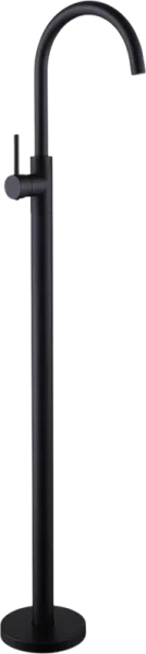 Напольный смеситель для раковины Abber Wasser Kreis AF8141B С ВНУТРЕННЕЙ ЧАСТЬЮ, черный Sancos — Оригинал