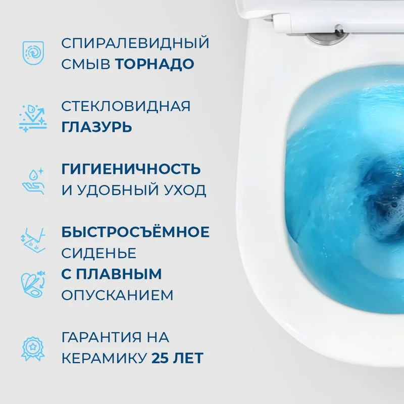Унитаз подвесной BelBagno Soft BB084CH-TOR BB2034SC с микролифтом, безободковый, белый Sancos — официальный сайт