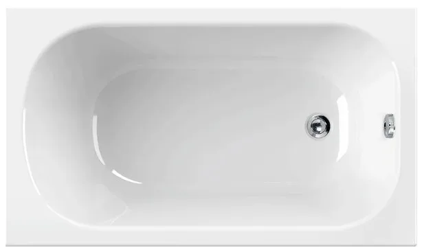 Акриловая ванна Cezares Eco 130-70-40-W37 без опоры 130x70 см, пристенная, белая Sancos — официальный сайт