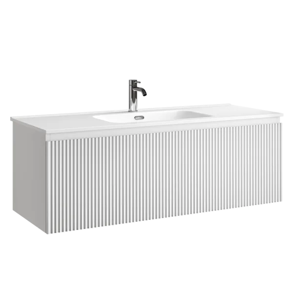 Тумба под раковину Sancos Snob R 1.0 120 подвесная Bianco (белый), SNR1.0120W Sancos — Оригинал
