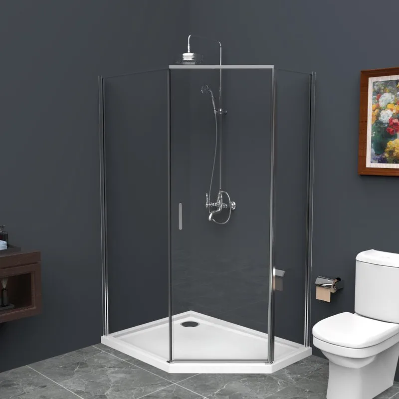 Душевой уголок BelBagno Uno 195 PH 1 100/80  C Cr стекло прозрачное Sancos — официальный сайт