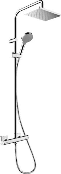 Душевая стойка Hansgrohe Vernis Shape 26286000 Showerpipe 230 1jet, с термостатом, хром Sancos — Оригинал