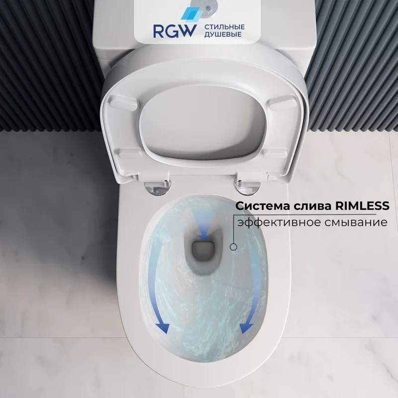 Унитаз-моноблок напольный RGW SW-05 Sancos — официальный сайт