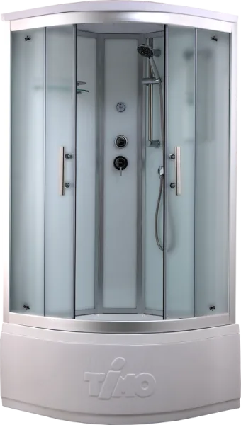 Душевая кабина Timo Standart T-6600SF Silver Fabric с высоким поддоном Sancos — Оригинал