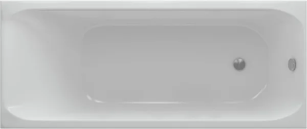 Акриловая ванна AQUATEK Альфа ALF170-0000066 170x70 см, левая, пристенная, белая, с каркасом Sancos — Оригинал