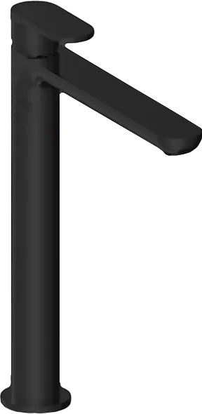 Смеситель для раковины Gattoni H2OMIX 7000 7007070NO черный матовый, с донным клапаном Sancos — Оригинал