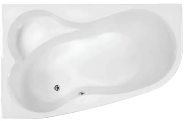 Акриловая ванна Vagnerplast Melite VPBA163MEL3LX-04 L без опоры 160x105 см, угловая, левая, пристенн Sancos — Оригинал