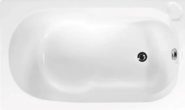 Акриловая ванна Vagnerplast Nike VPBA127NIK2E-04 без опоры 120x70 см, встраиваемая, ультрабелая Sancos — Оригинал