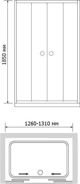 Душевой уголок RGW Classic CL-10+70 см (126-131)x70x185 профиль хром, стекло прозрачное Sancos — официальный сайт