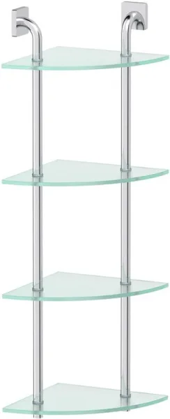 Полка Ellux Avantgarde AVA 056 4-ярусная, угловая, 26 см Sancos — Оригинал