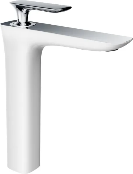 Смеситель для раковины AltroBagno Aperto 010206 BiCr белый, хром Sancos — Оригинал