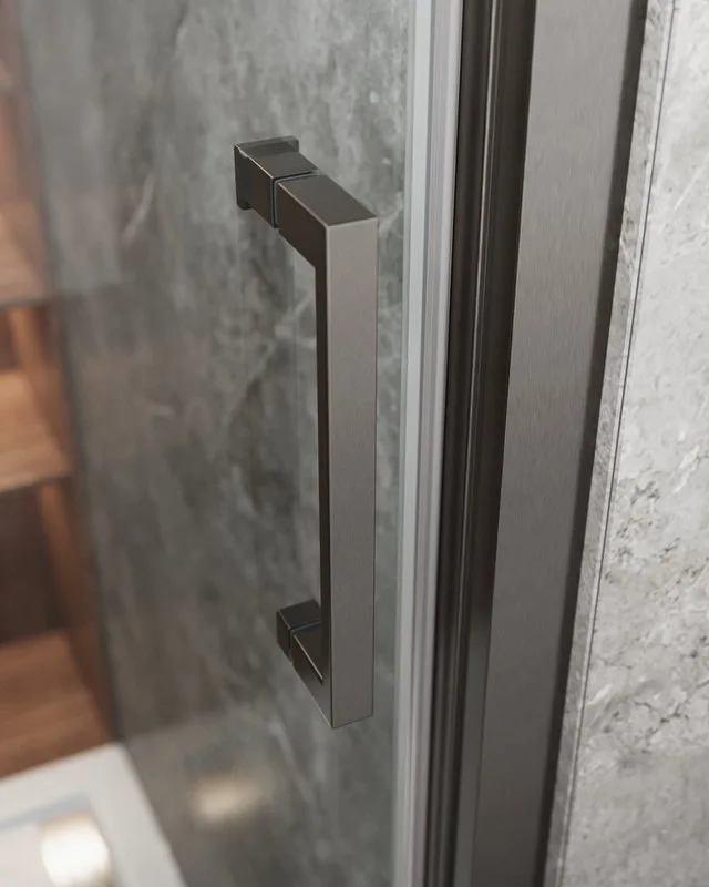 Душевой уголок Cezares Molveno AF 31 90 C GM IV 90х90 см, профиль оружейная сталь, стекло прозрачное Sancos — официальный сайт