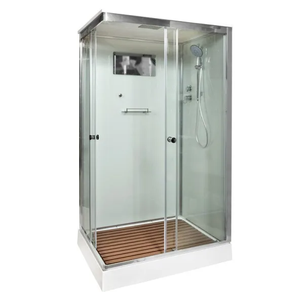 Душевая кабина DTO K402S 120х90, профиль хром, стекло прозрачное Sancos — Оригинал