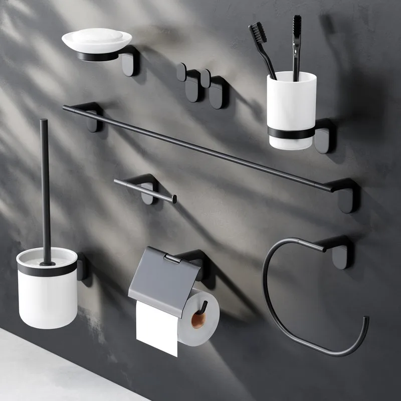 Держатель туалетной бумаги AM.PM X-Joy A84341422 с крышкой, черный Sancos — официальный сайт