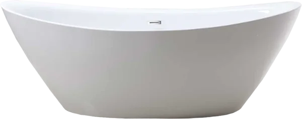 Акриловая ванна Vincea VBT-203 180x85 см, отдельностоящая, белая, овальная, с каркасом, со сливом-пе Sancos — Оригинал