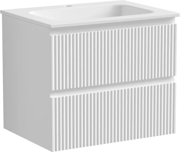 Тумба под раковину Sancos Snob R 60 подвесная Bianco (белый), SNR60W Sancos — Оригинал
