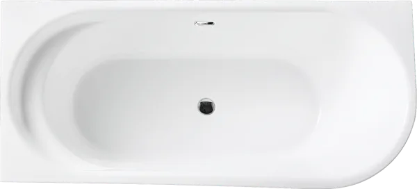 Акриловая ванна BelBagno BB410-1500-780-L без опоры 150x80 см, левая, пристенная, белая, со сливом-п Sancos — Оригинал