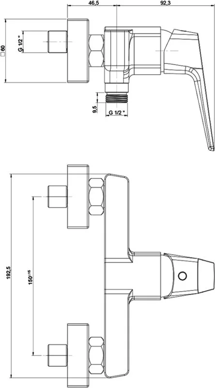 Смеситель для душа Paini Bari RTYO511 черный Sancos — официальный сайт
