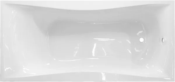 Ванна из искусственного камня Эстет Бета 170x80 см, правая, пристенная, на ножках Sancos — Оригинал