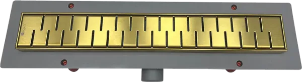 Душевой трап (лоток) Veconi Medium Gold 450 брашированное золото Sancos — Оригинал