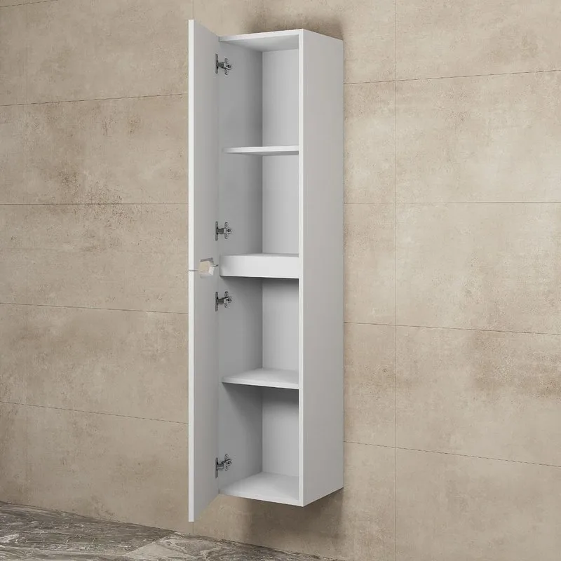 Шкаф-пенал для ванной Uperwood Modul 35 подвесной, матовый белый Sancos — официальный сайт