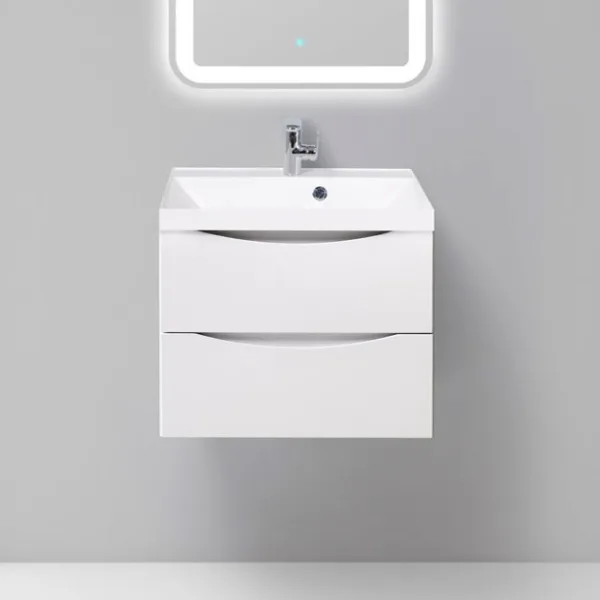 Тумба под раковину без столешницы BelBagno Marino 60 bianco opaco Sancos — Оригинал
