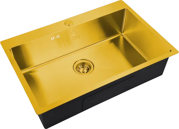 Мойка кухонная Zorg Steel Hummer SH 7551 BRONZE Sancos — Оригинал