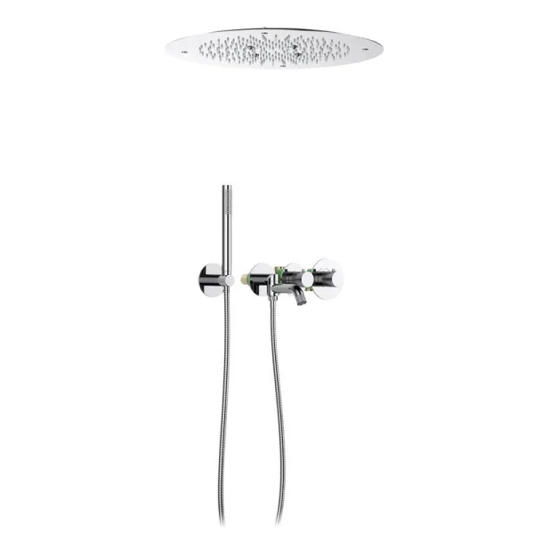 Душевой комплект Timo Petruma SX-2358/00SM, С ВНУТРЕННЕЙ ЧАСТЬЮ, с термостатом, хром Sancos — Оригинал