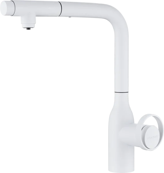 Смеситель для кухни Paulmark Urban Ur213104-WH матовый белый Sancos — Оригинал